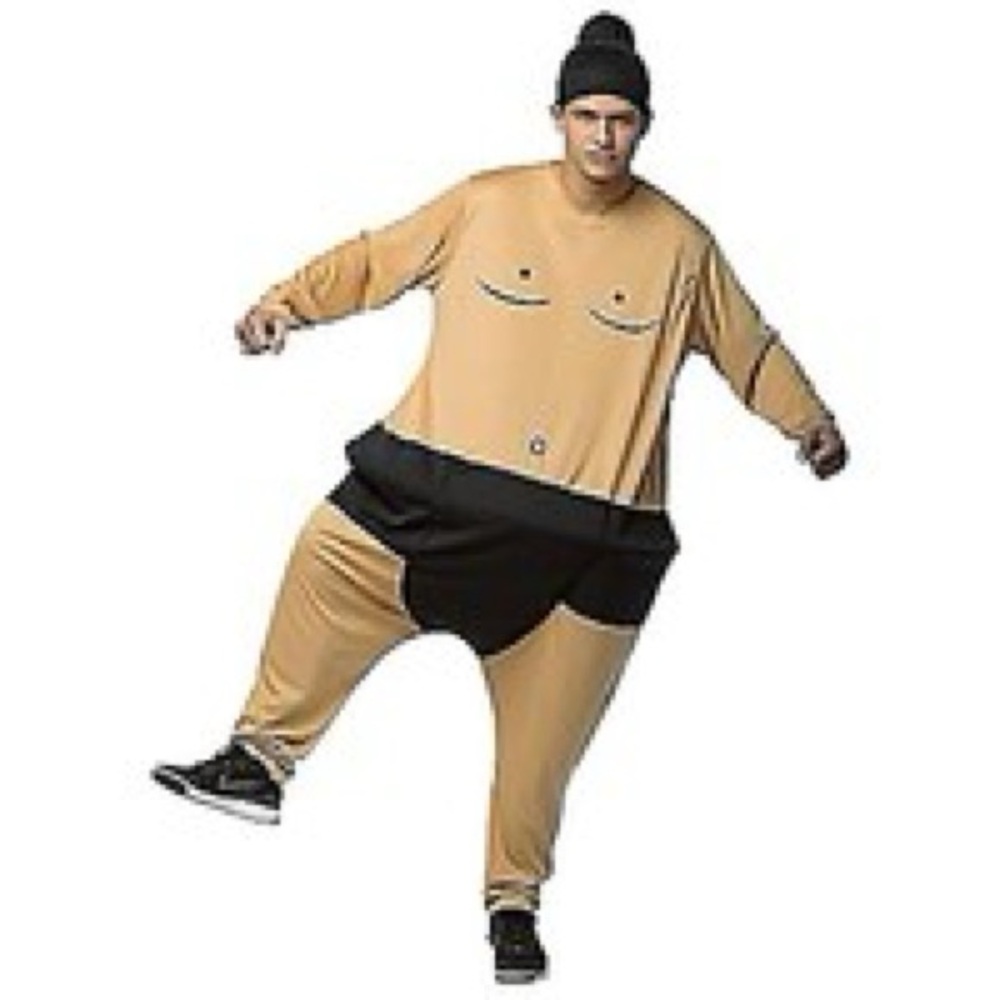 Sumo Hoopster Adult Costume One size